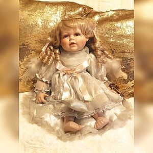 Vintage Topp Angel Porcelain Doll